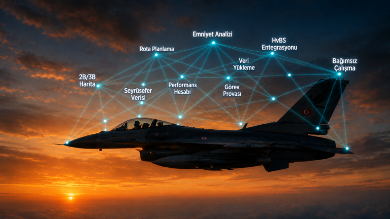 Özgürleşen F-16 uçaklarına milli görev planlama yazılımı desteği